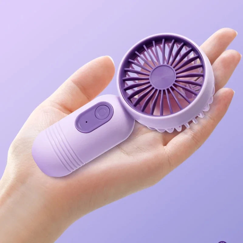 Mini Portable Fan USB Charging 3-speed - Handheld Fan for Men and Women Suitable for Office, Outdoor Travel, and Camping