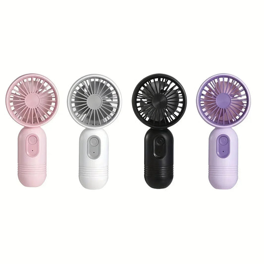 Mini Portable Fan USB Charging 3-speed - Handheld Fan for Men and Women Suitable for Office, Outdoor Travel, and Camping